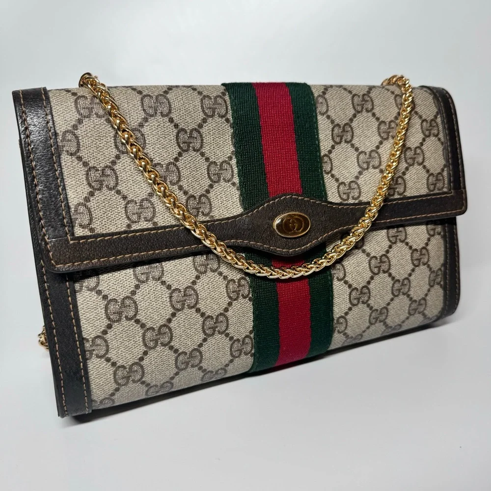 ♦️SOLD♦️Gucci Ophidia Supreme GG Monogram Crossbody Bag - Picture 5 of 17